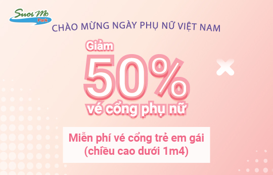 Chương trình ưu đãi mừng Ngày Phụ Nữ Việt Nam